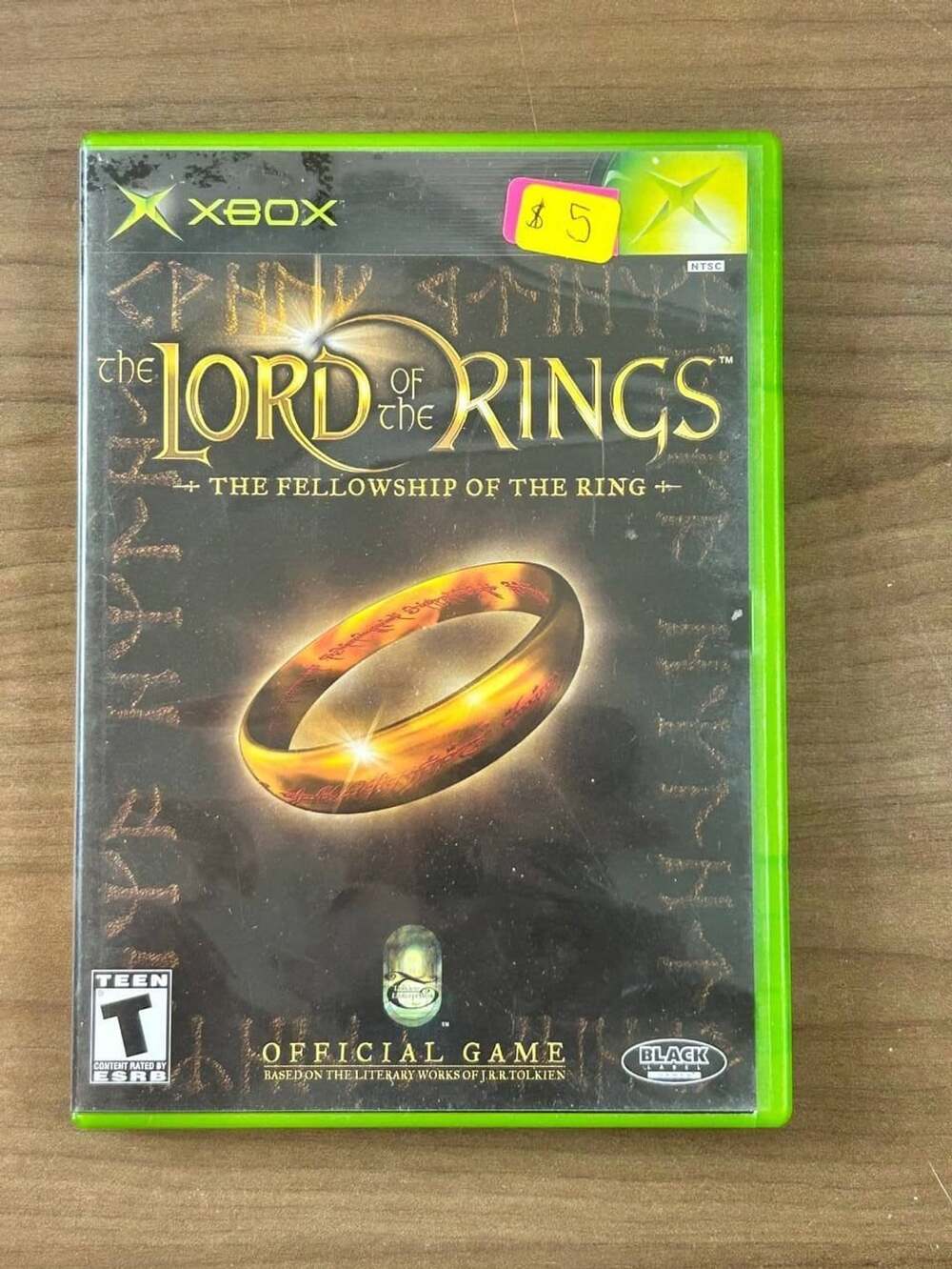 The Lord of the Rings Fellowship of the Ring Xbox 2002 CIB w/ Manual
